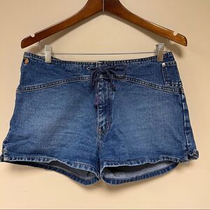 - US Polo Assoc vintage jean shorts tie front Y2K Size 11/12